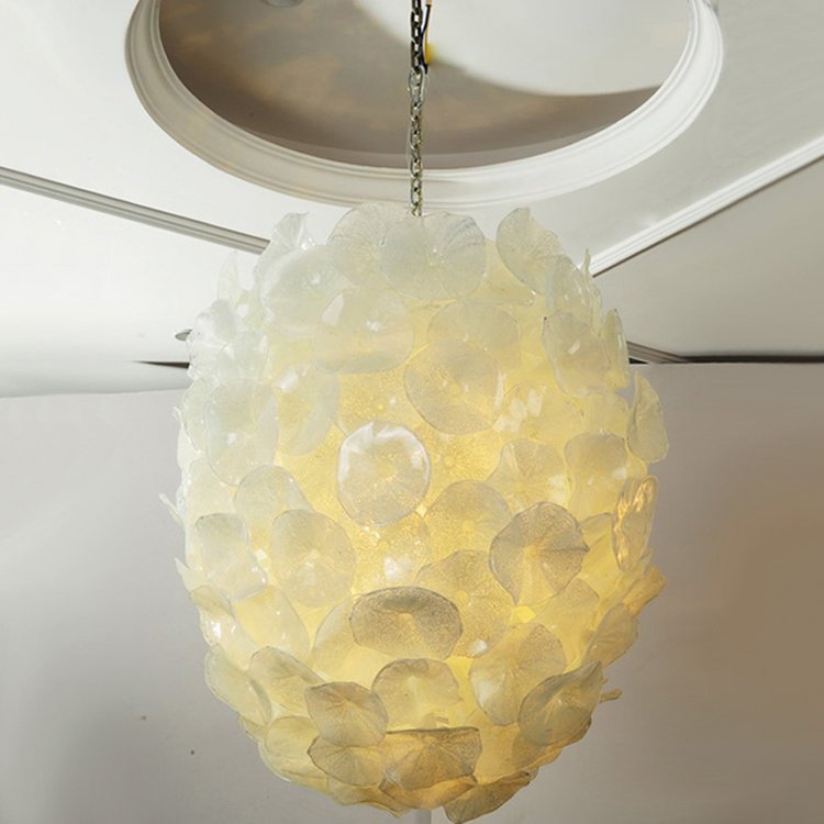 EME LIGHTING Pure White Hanging Pendant Light (MD336-pure white) Ocean Series image58